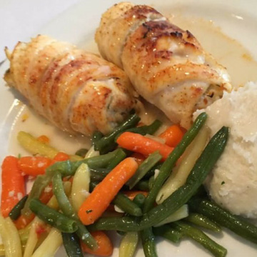 Carlucci's Waterfront - Stuffed Flounder