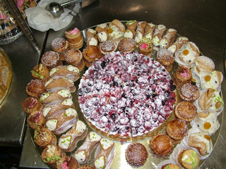 A Party platter of pastries.
